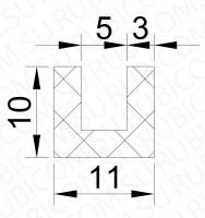 Профиль резиновый  11-10-3