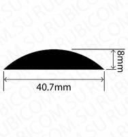 Профиль резиновый RCSD40.7X8W