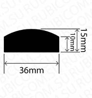 Профиль резиновый RCSD36X15W