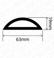 Профиль резиновый RCHD63X19W