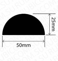 Профиль резиновый RCSD50X25-3W