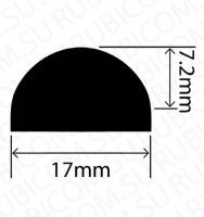 Профиль резиновый RCSD17X7.2W