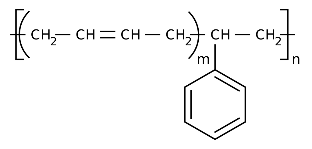 Формула бутадиен-стирольного каучука