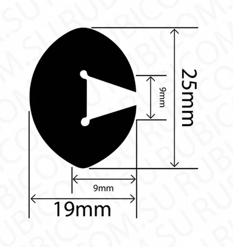 профиль резиновый rb-b1540