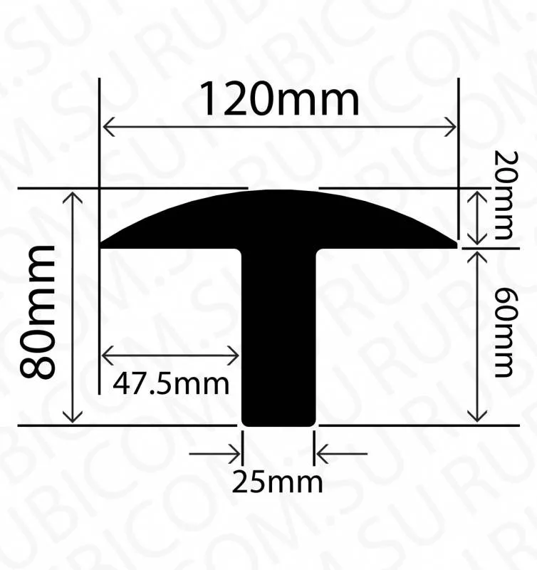 уплотнитель резиновый rc12080w