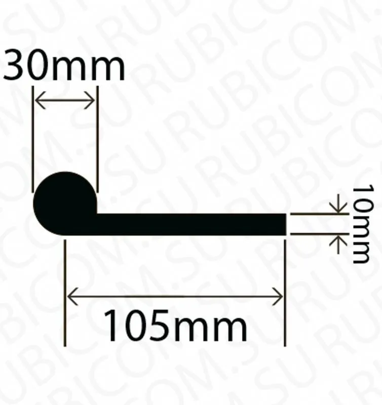 профиль резиновый rc9030