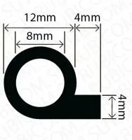 Профиль резиновый RC1204