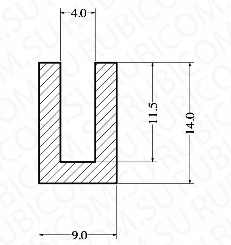 профиль силиконовый se552