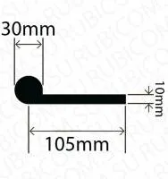 Профиль резиновый RC9030