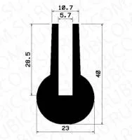 Уплотнитель резиновый SLRB0517