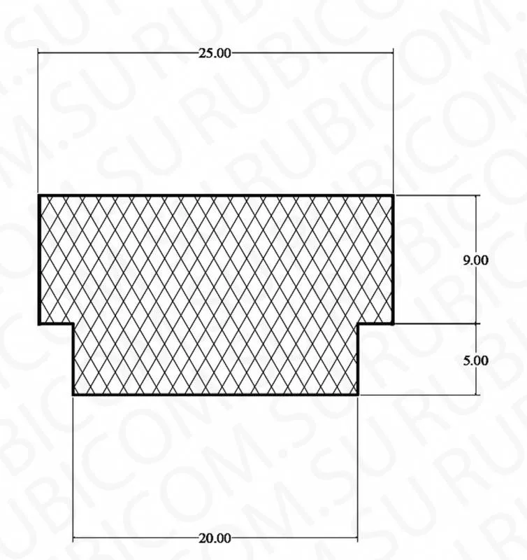профиль силиконовый se3202