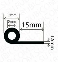 Профиль резиновый RC1015