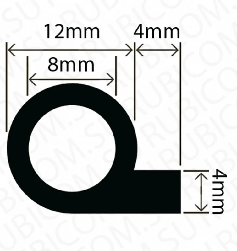 профиль резиновый rc1204