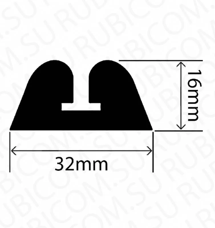 профиль резиновый rbb-102