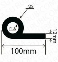 Профиль резиновый RC10050