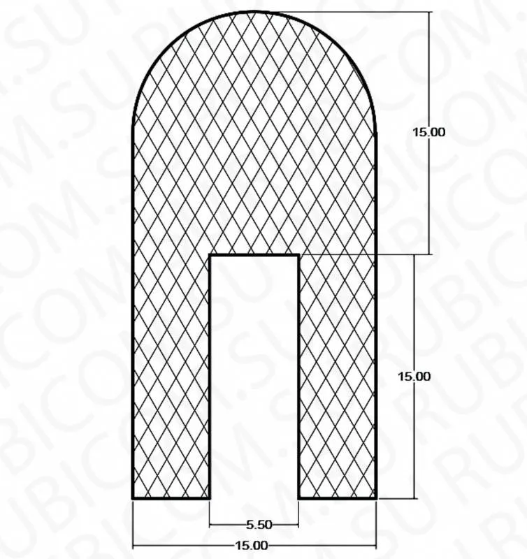 профиль силиконовый se4107