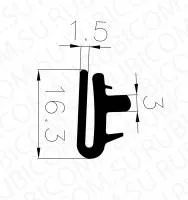 Уплотнитель резиновый SLRB0520