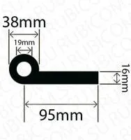 Профиль резиновый RC9538