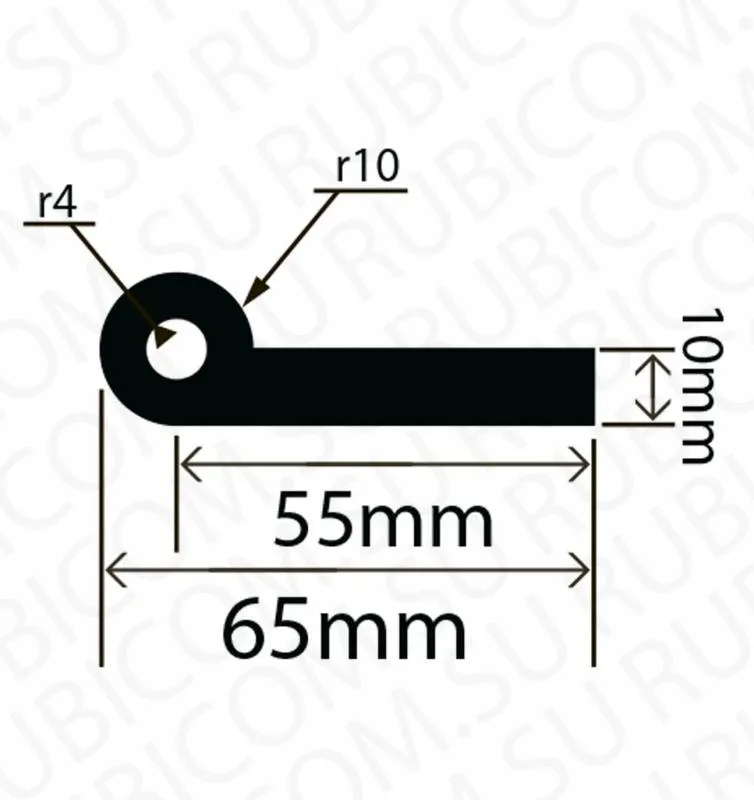 профиль резиновый rc6510