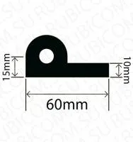 Профиль резиновый RC6030