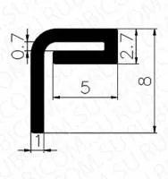 Уплотнитель резиновый SLRB0530